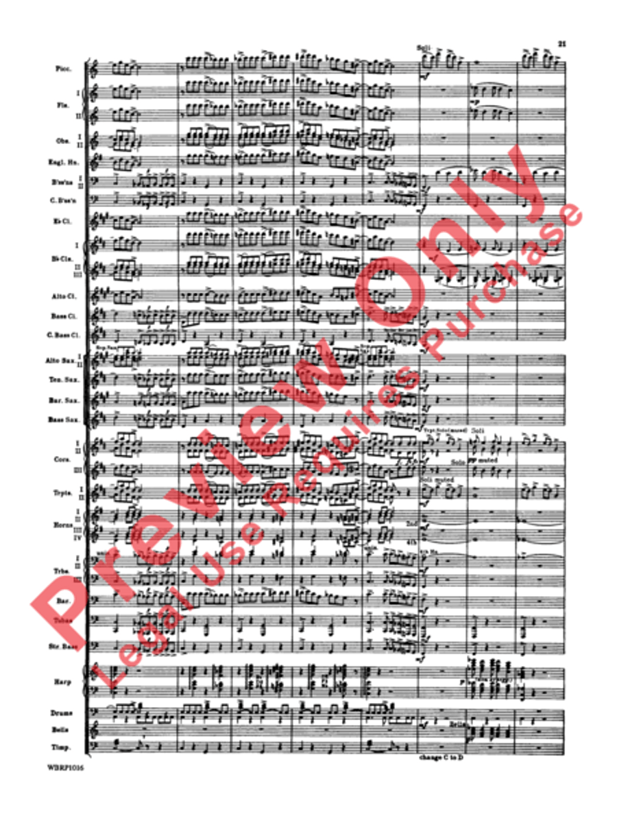 Rhapsody in Blue Rhapsody in Blue Concert Band scores gallery preview page 24
