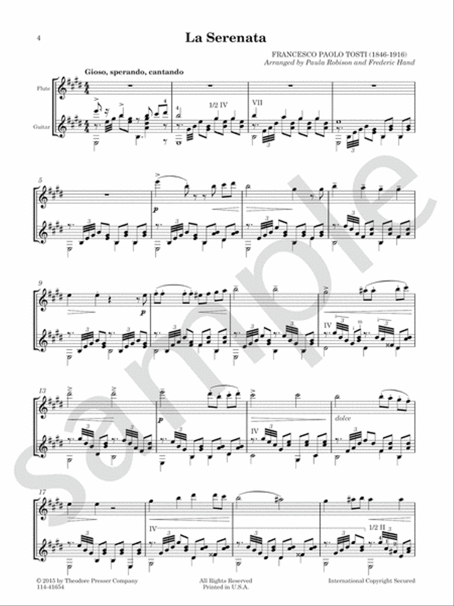 La Serenata Chamber Music scores gallery preview page 3
