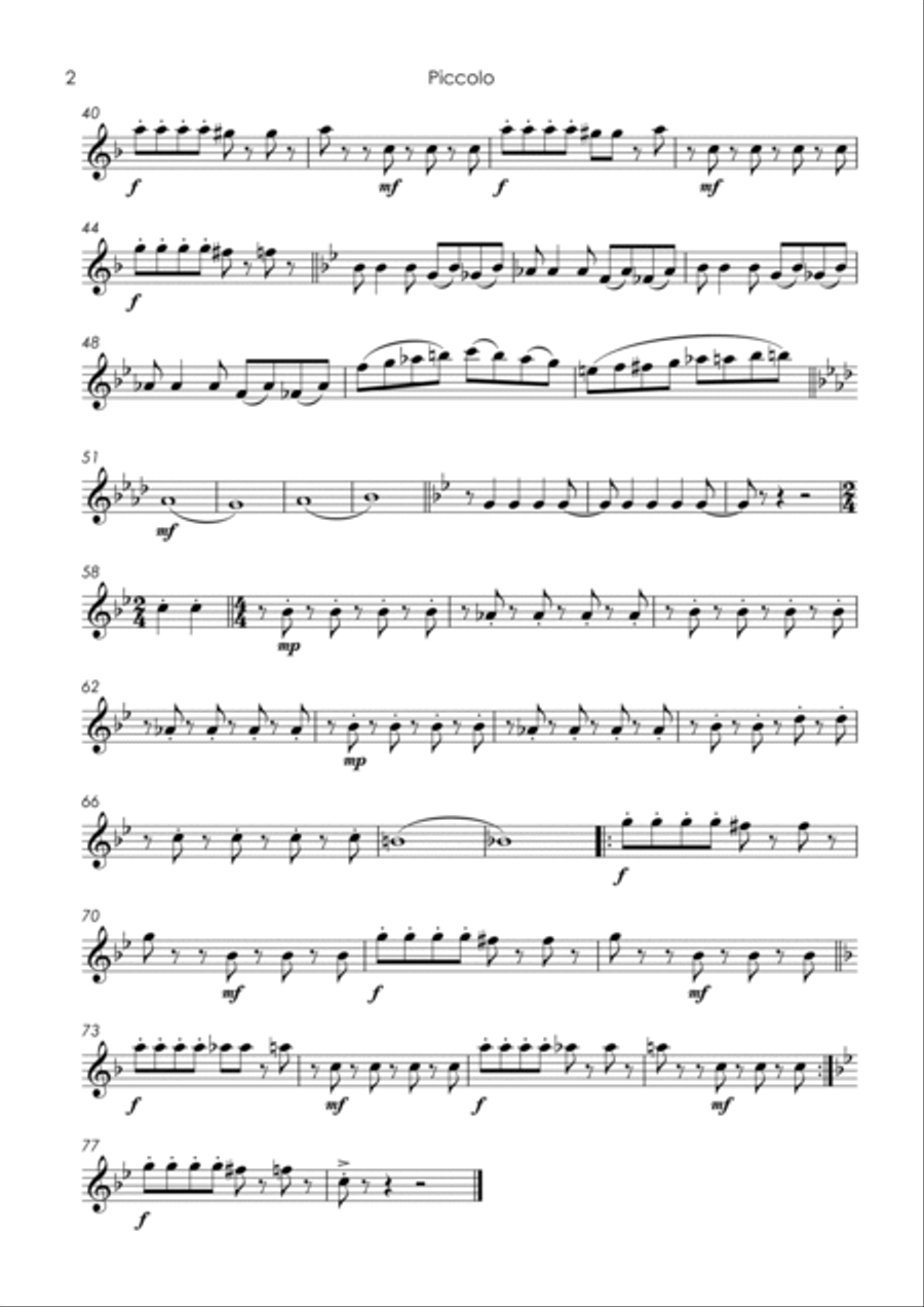 House Of Fun Flute Quartet scores gallery preview page 4