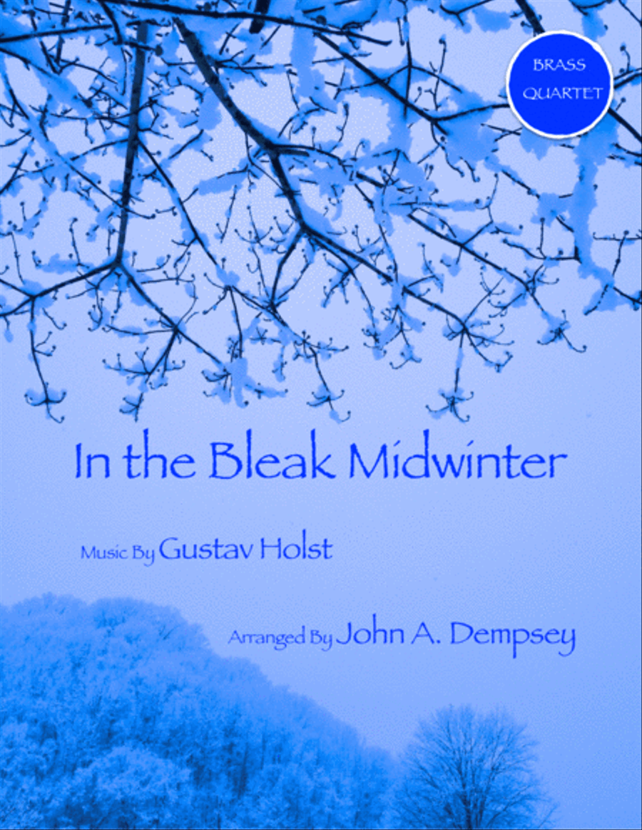 In the Bleak Midwinter (Brass Quartet): Two Trumpets, Horn in F and Trombone Brass Quartet scores gallery preview page 1