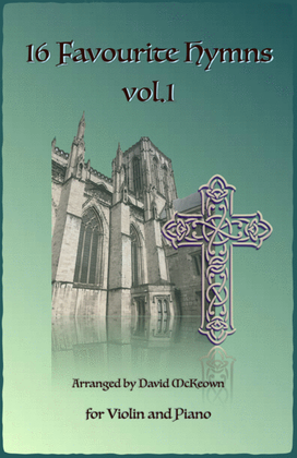 Book cover for 16 Favourite Hymns Vol.1 for Violin and Piano