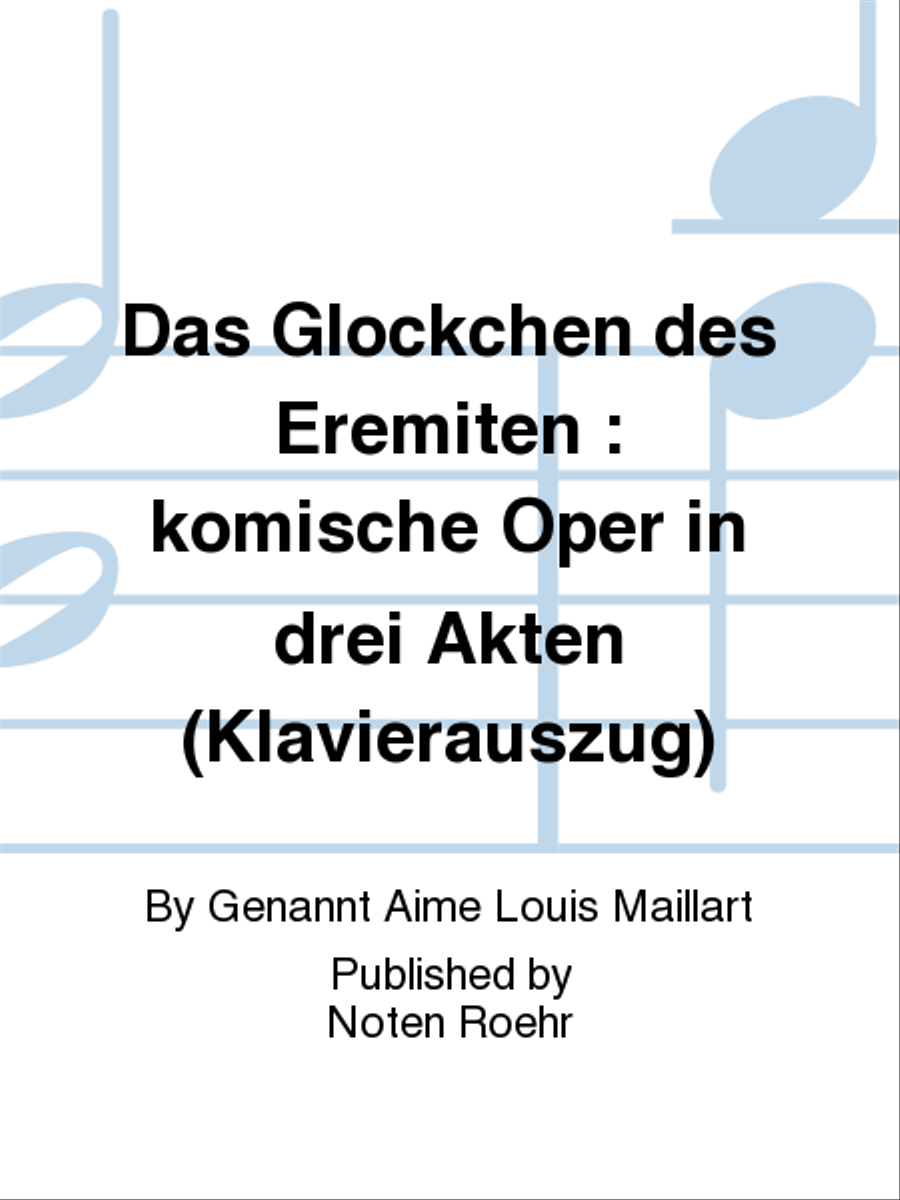 Das Glöckchen des Eremiten Piano scores gallery preview page 1