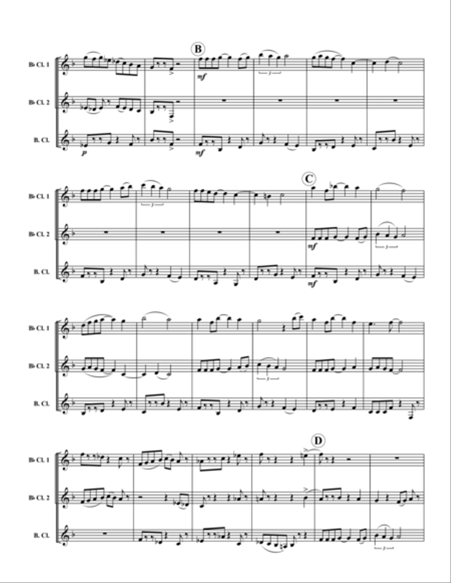 Locomotion Locomotion Clarinet Trio scores gallery preview page 2