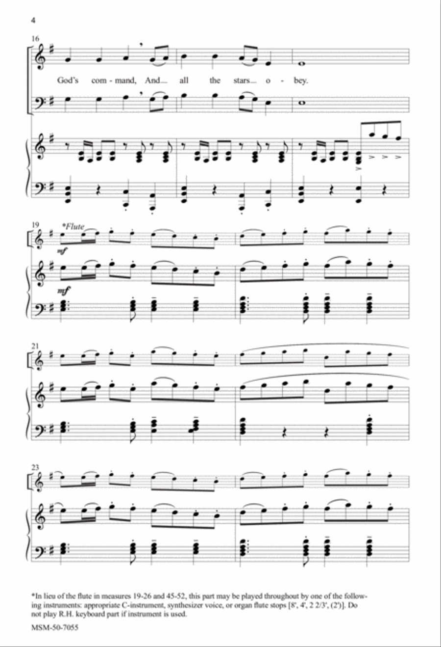 We Sing the Mighty Power of God 4-Part scores gallery preview page 4