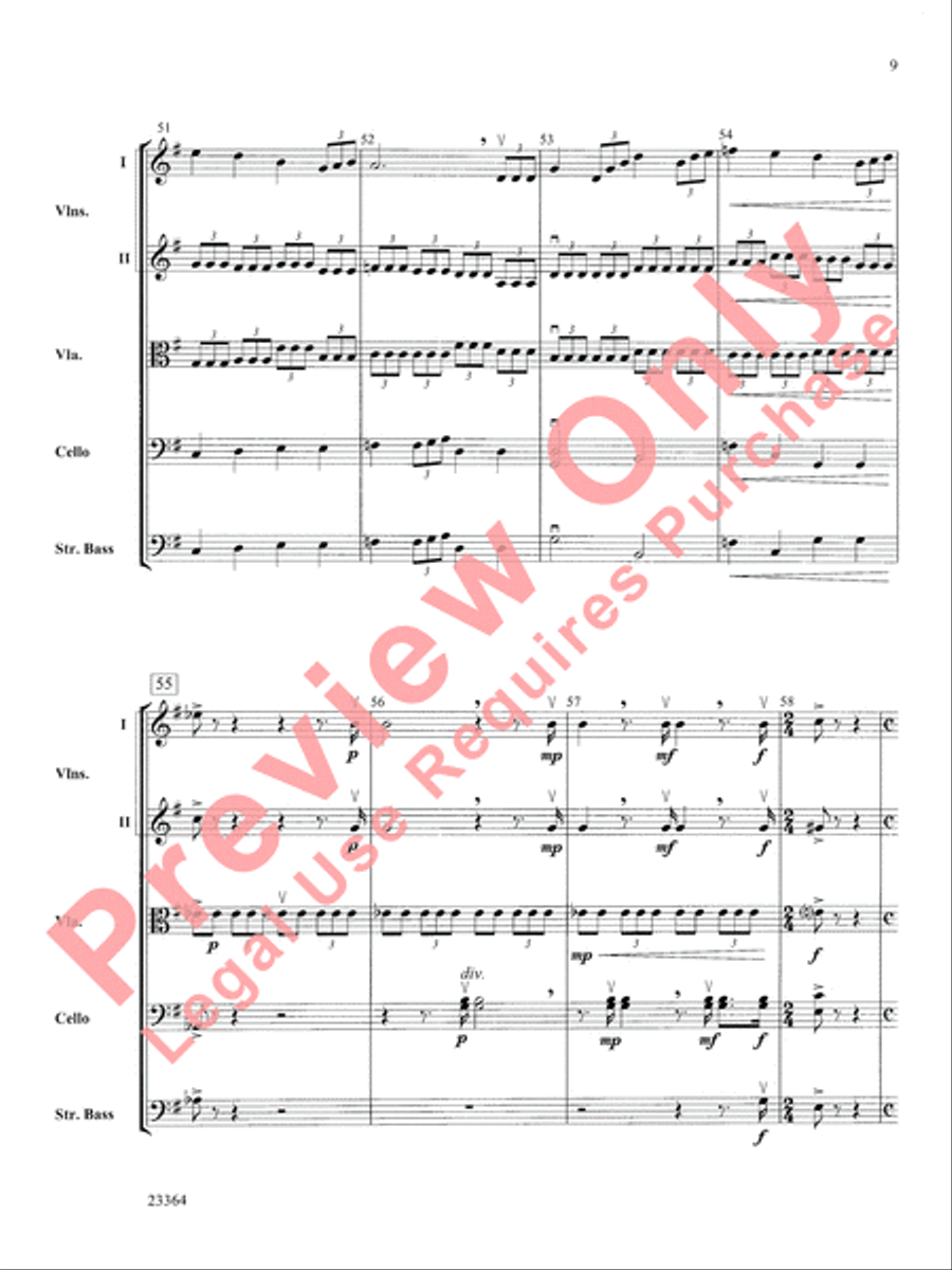 The Adventures of Stringman String Orchestra scores gallery preview page 10
