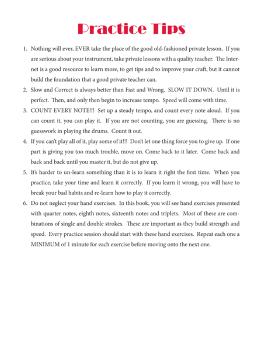 Practicality: A Practical and Complete Guide for the Beginning Percussionist Percussion scores gallery preview page 4