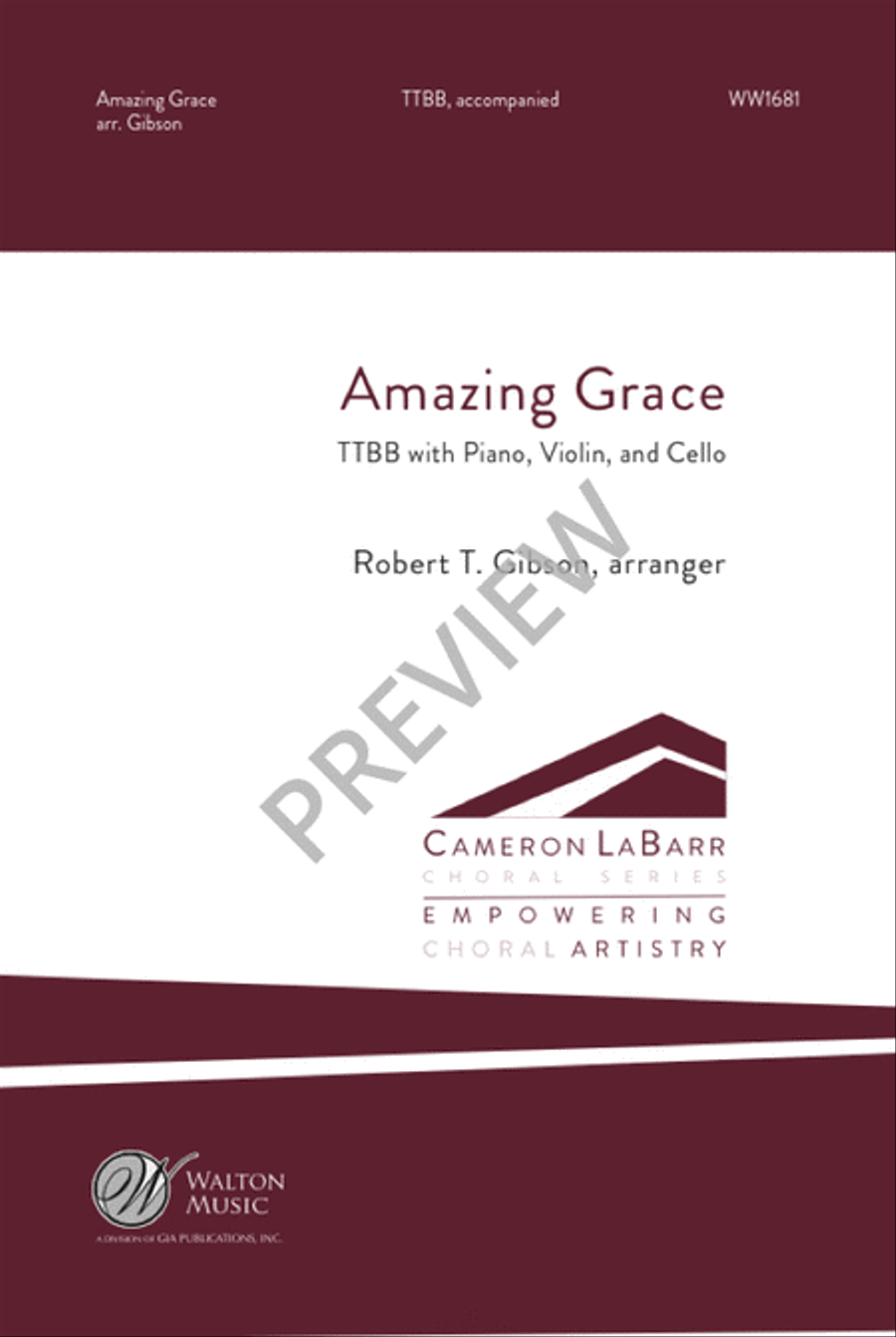 Amazing Grace (TTBB) image number null