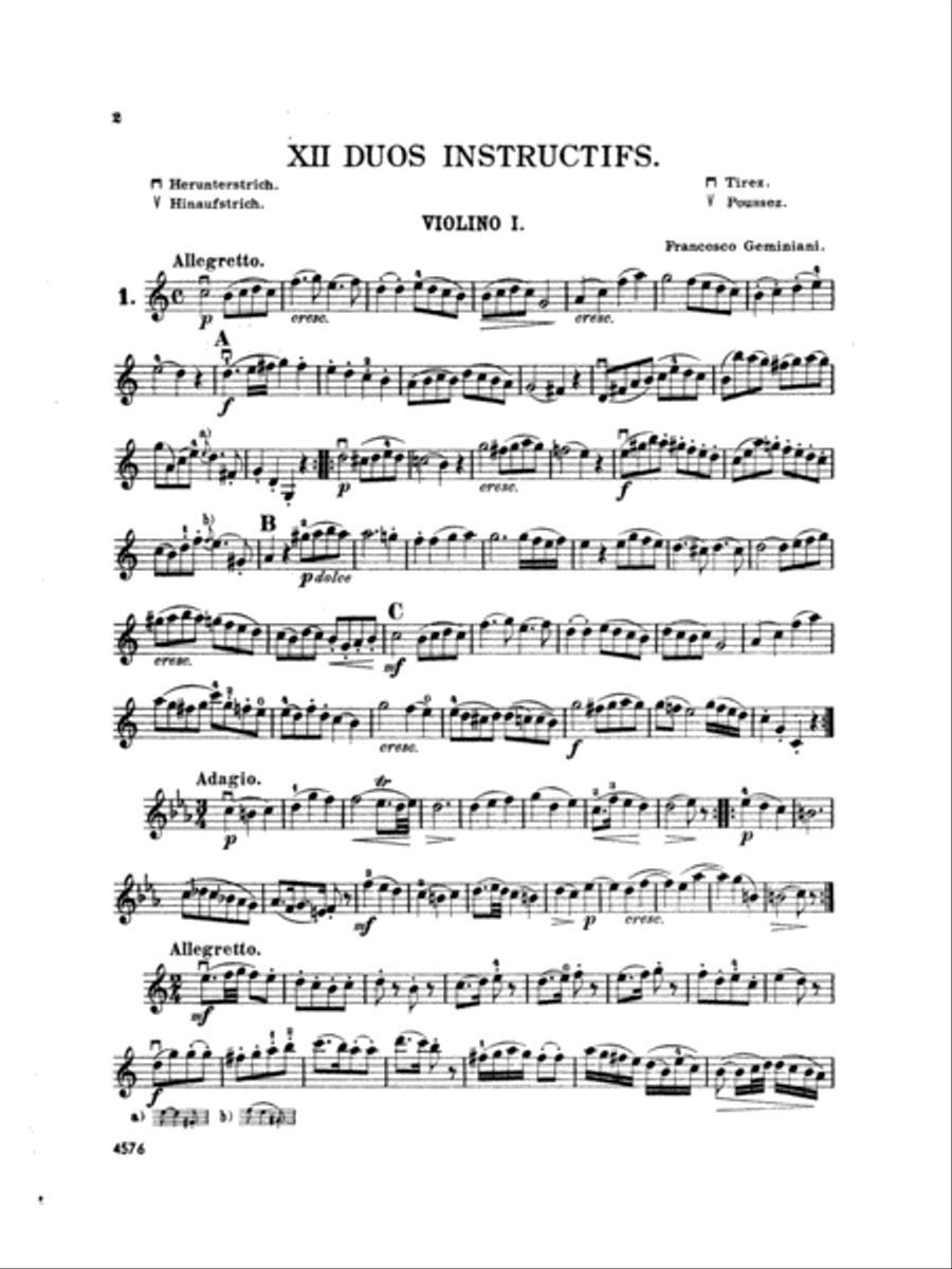 Twelve Instructive Duets String Duet scores gallery preview page 3