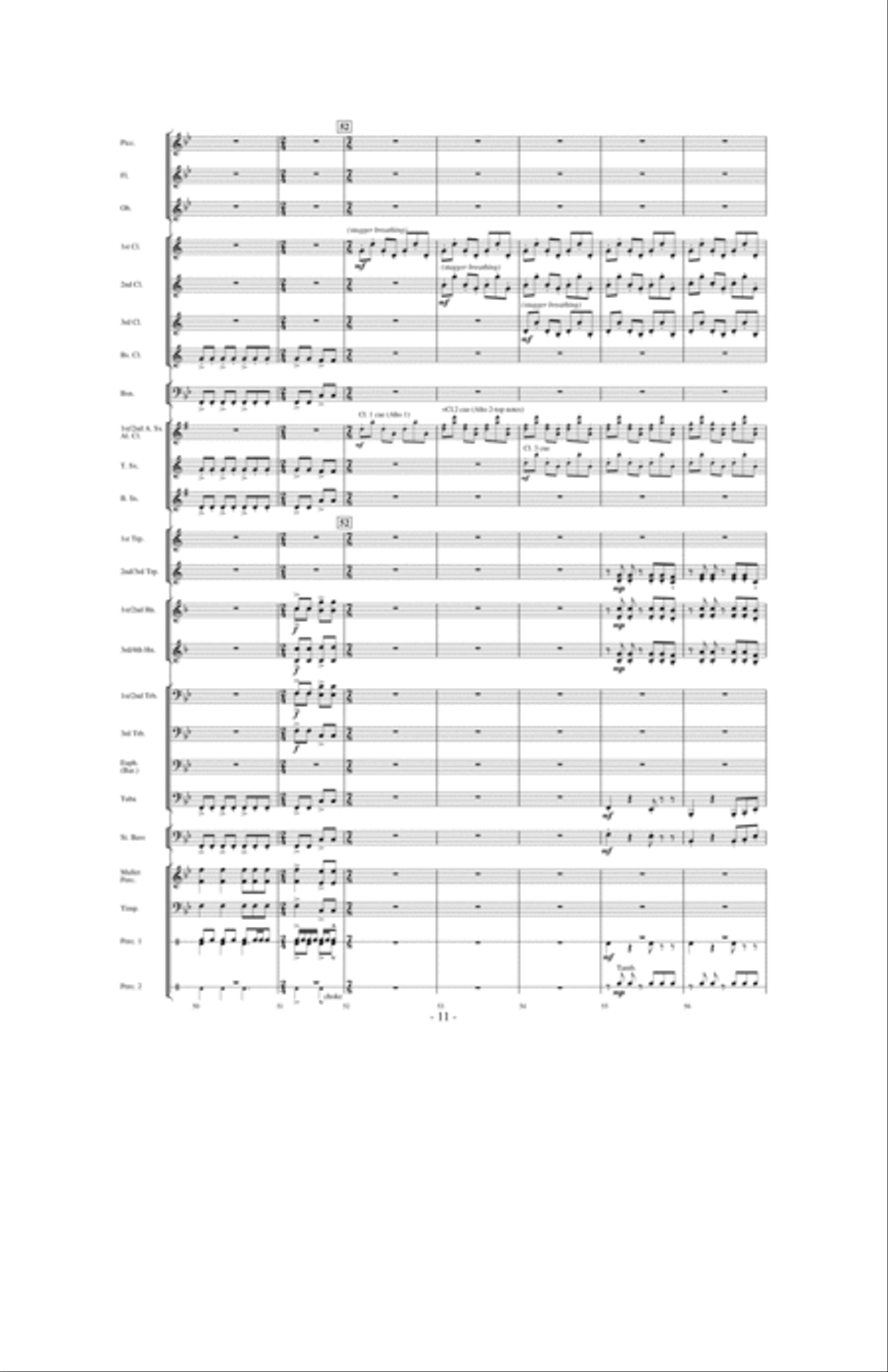 Moonscape Concert Band scores gallery preview page 10