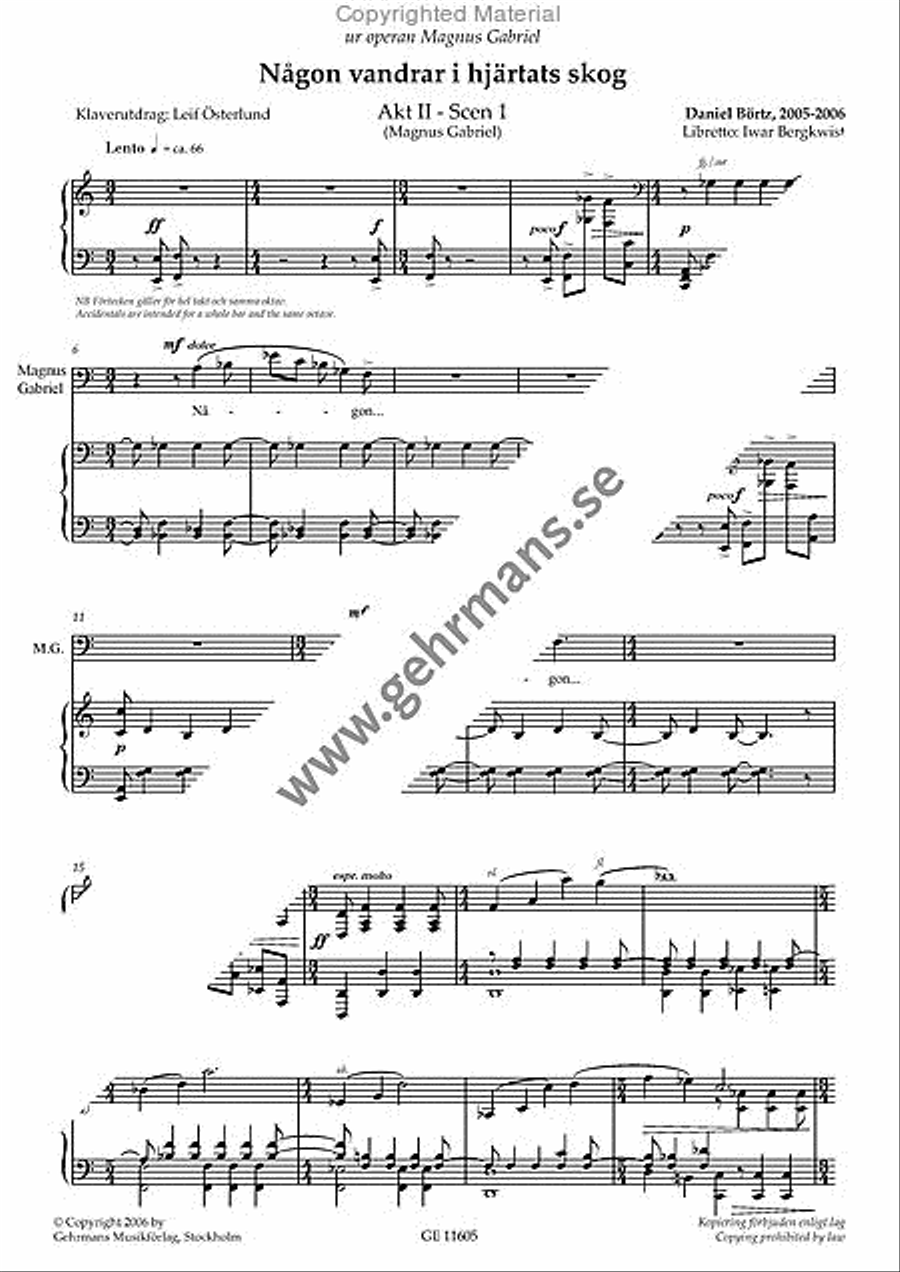 Nagon vandrar i hjartats skog Voice scores gallery preview page 2