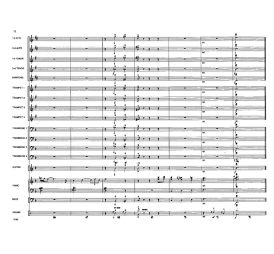 Away In A Manger Away In A Manger Jazz Ensemble scores gallery preview page 11