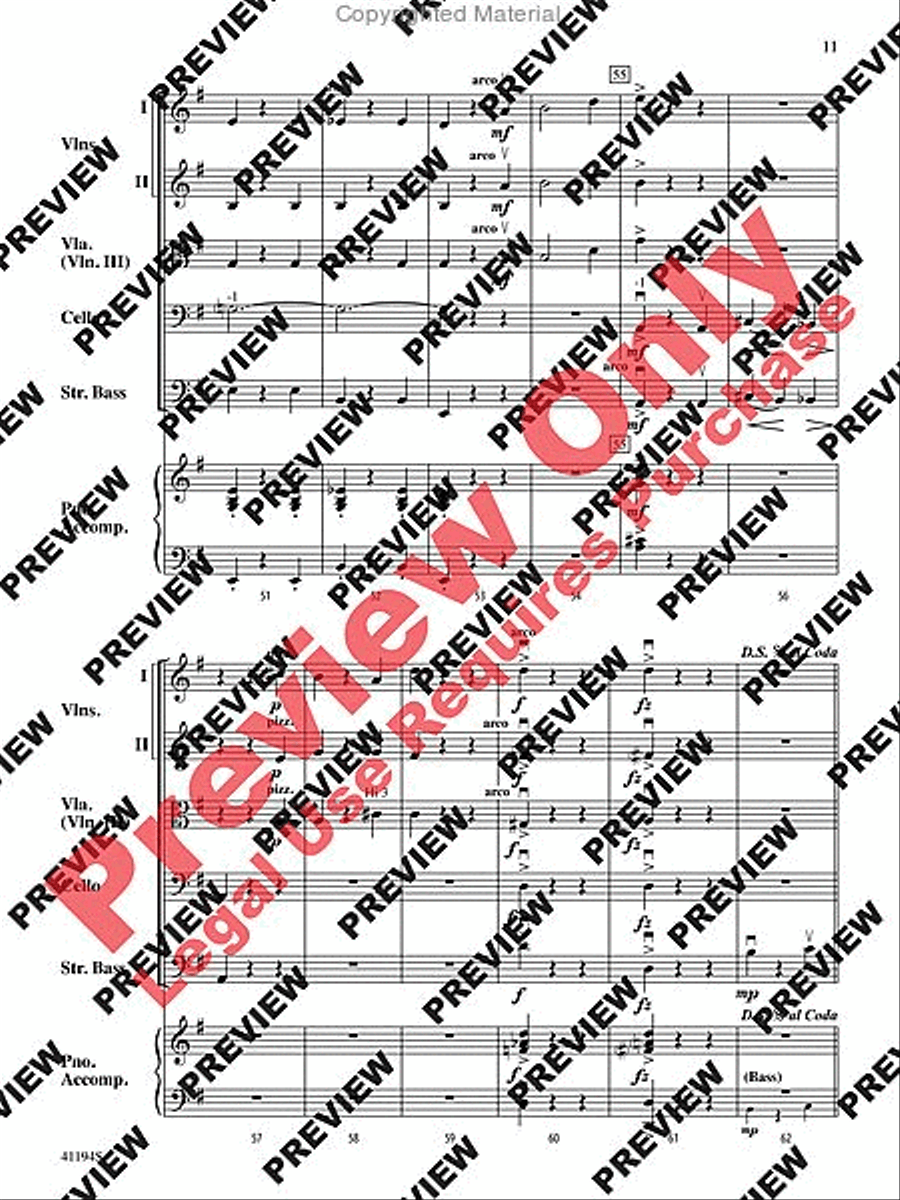 The Wizard of Oz, Suite from String Orchestra scores gallery preview page 12