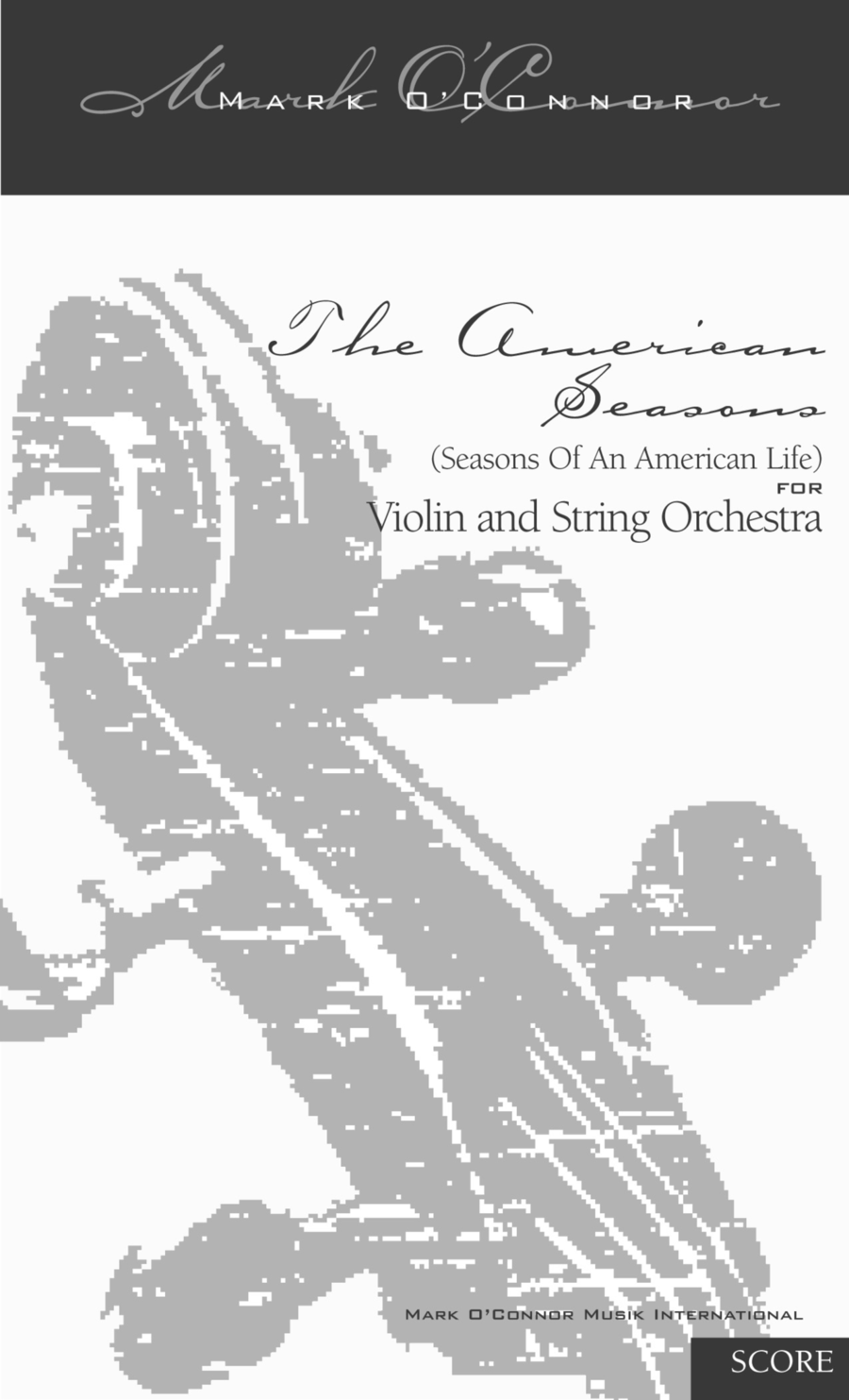 The American Seasons (score – violin and string orchestra) String Orchestra scores gallery preview page 1