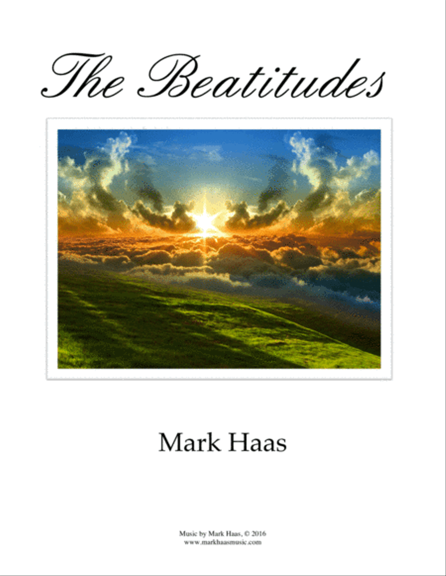 The Beatitudes 4-Part scores gallery preview page 1