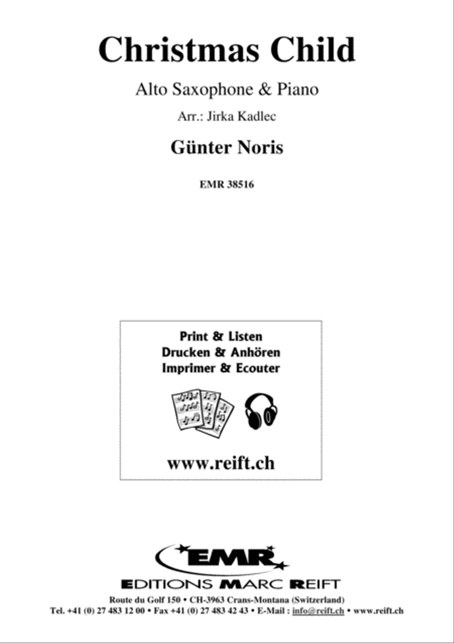 Christmas Child Alto Saxophone scores gallery preview page 1