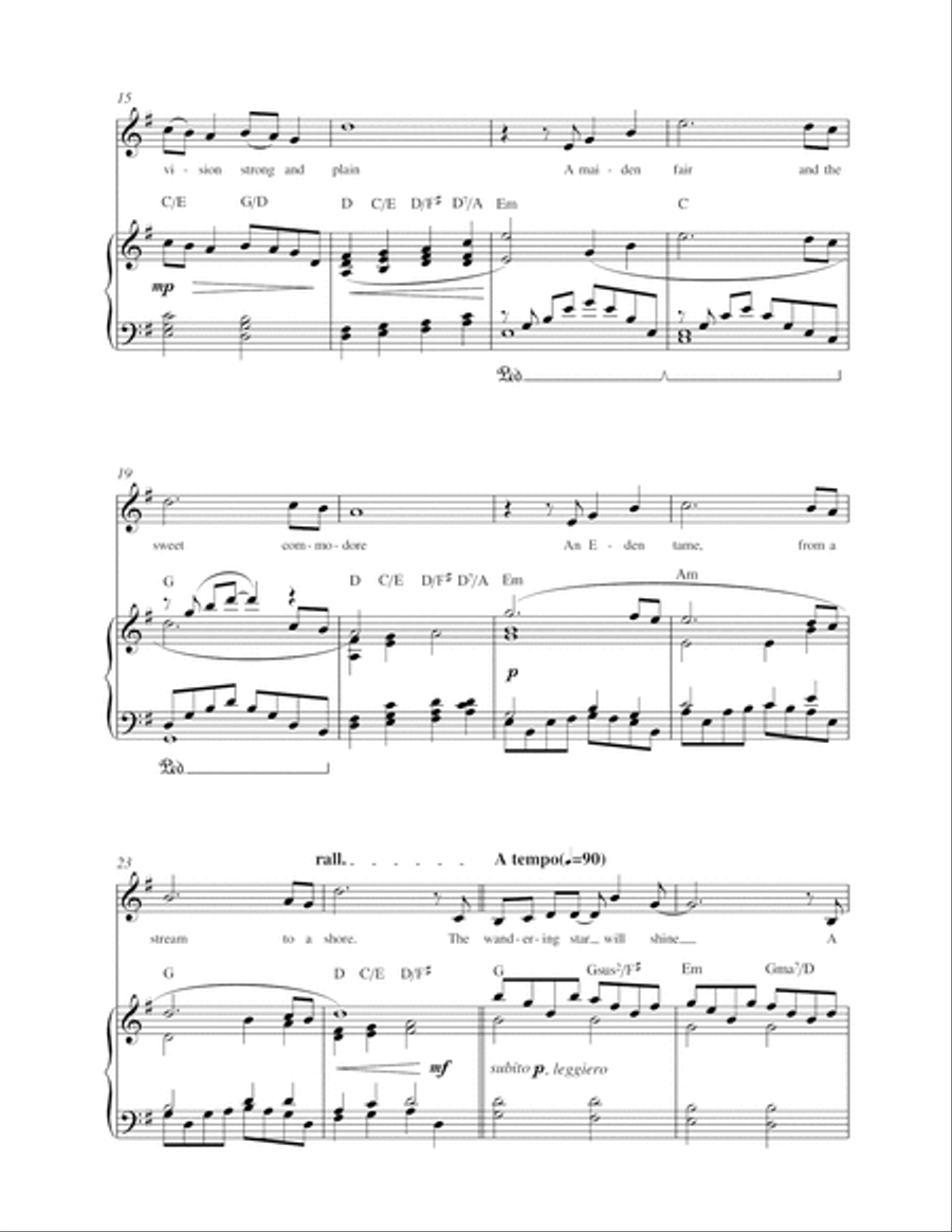 Song to Me - from the musical John Paul Jones Piano, Vocal, Guitar scores gallery preview page 4