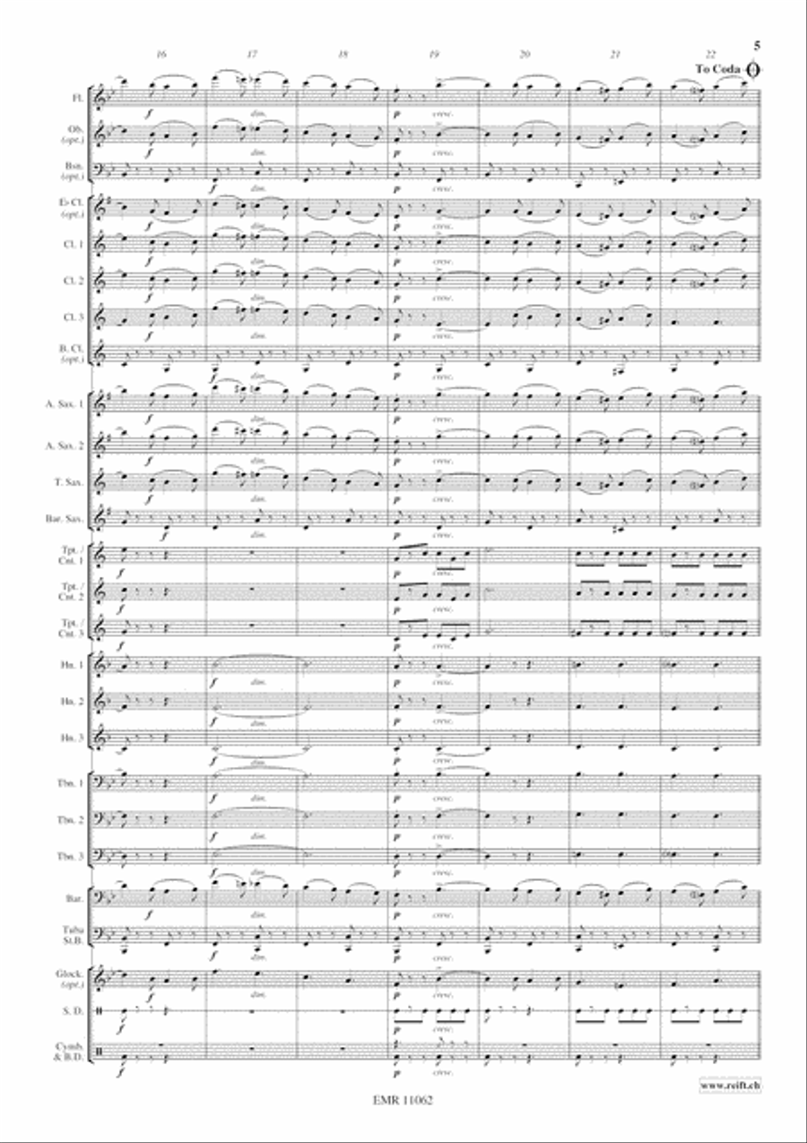 Lauber Iwisa Marsch Concert Band scores gallery preview page 6