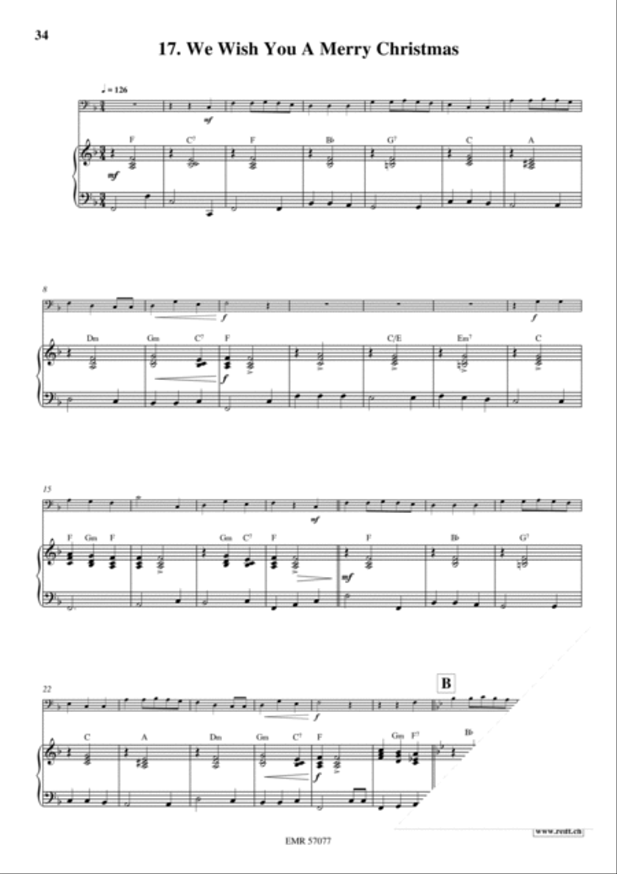 18 Christmas Songs 18 Christmas Songs Bassoon Solo scores gallery preview page 20