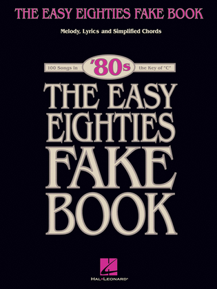 Book cover for The Easy Eighties Fake Book