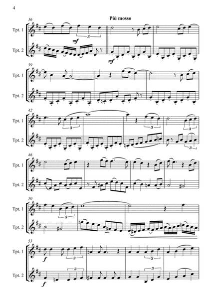 Part Of Your World by Alan Menken Trumpet Duet - Digital Sheet Music
