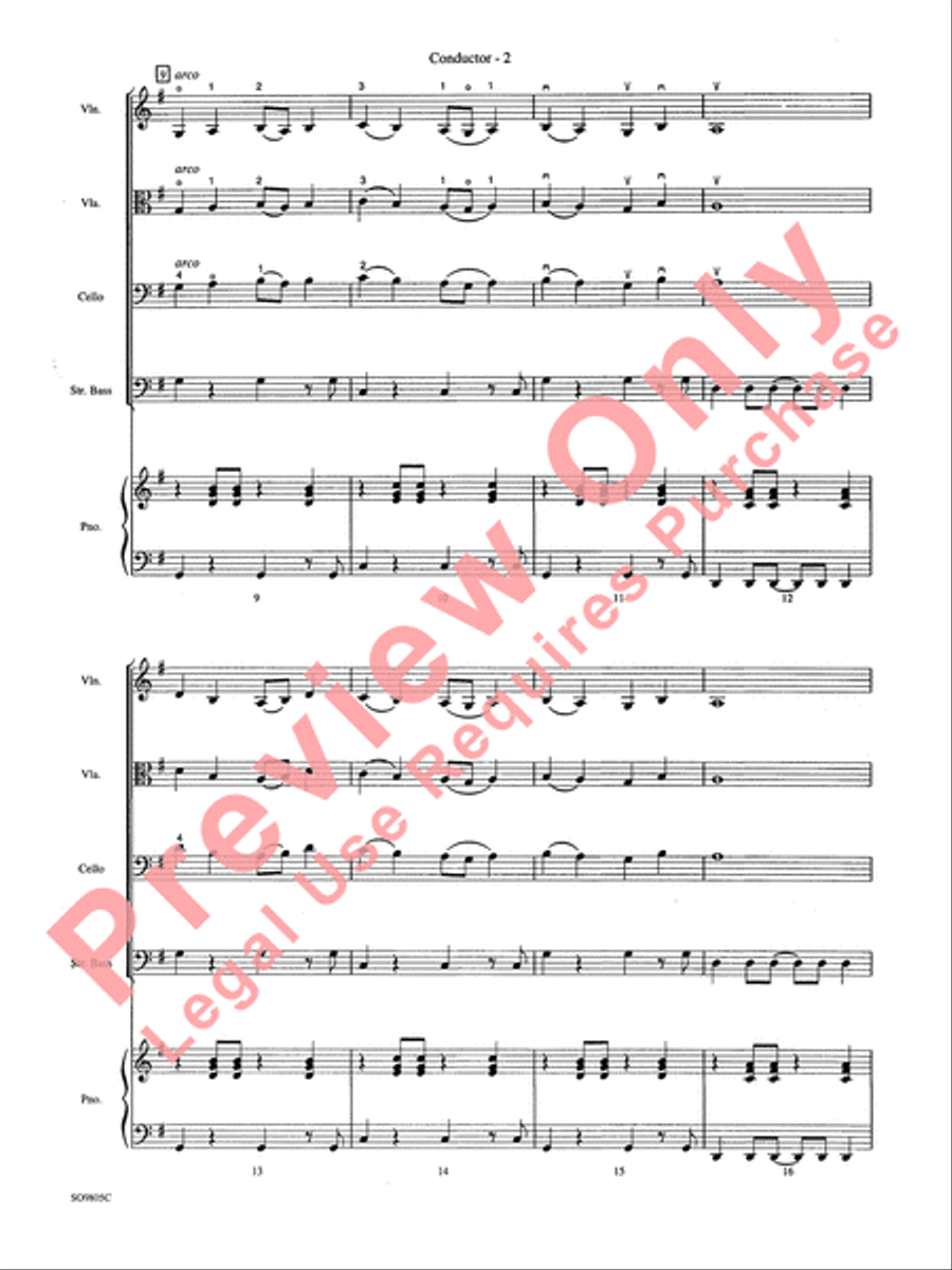 The Lion Sleeps Tonight The Lion Sleeps Tonight String Orchestra scores gallery preview page 4