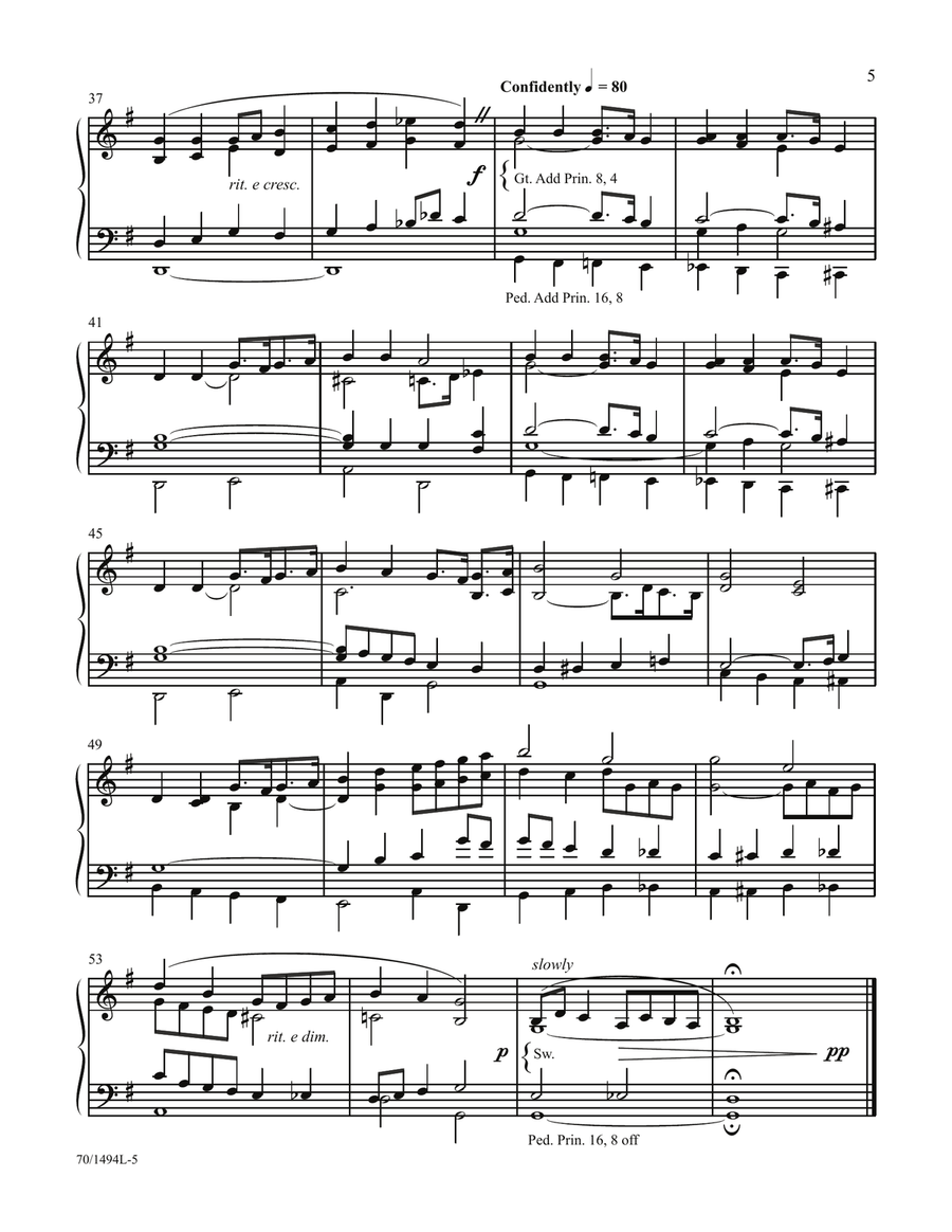 The Everlasting Arms (Digital Download) Sacred scores gallery preview page 3