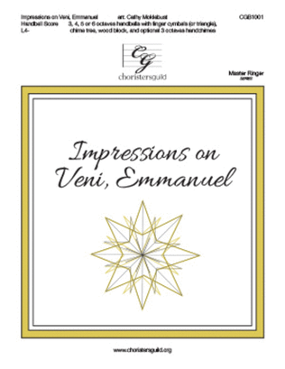 Impressions on Veni, Emmanuel - Handbell Score