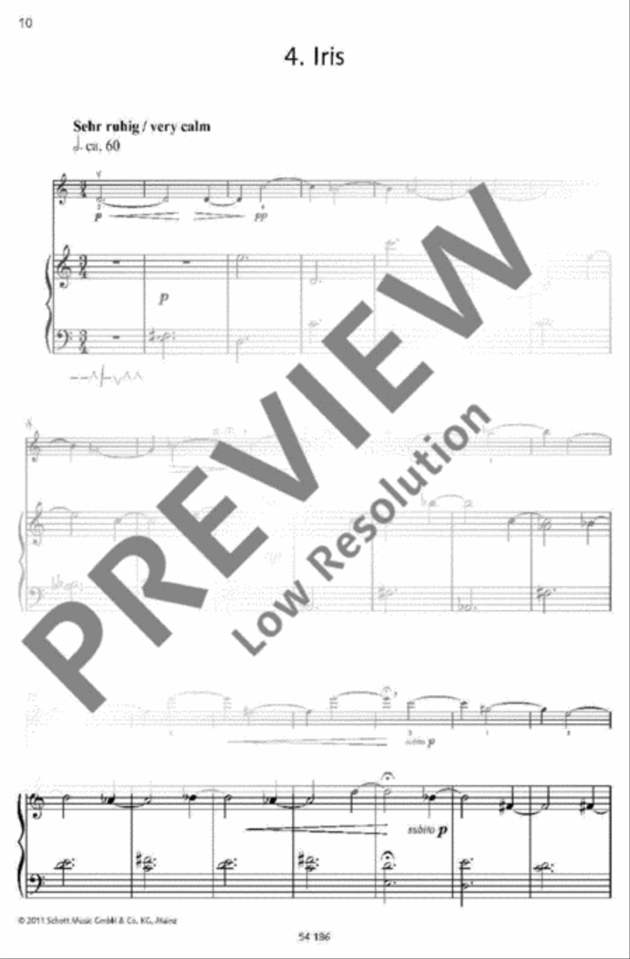 Musical Flowers Harp scores gallery preview page 10