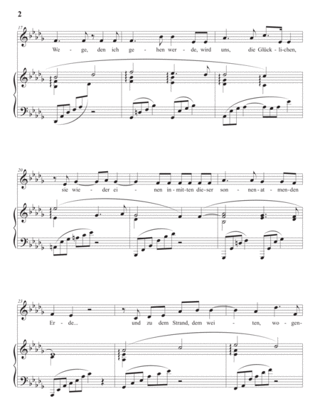 Morgen, Op. 27 no. 4 (in 2 low keys: D-flat, C major)