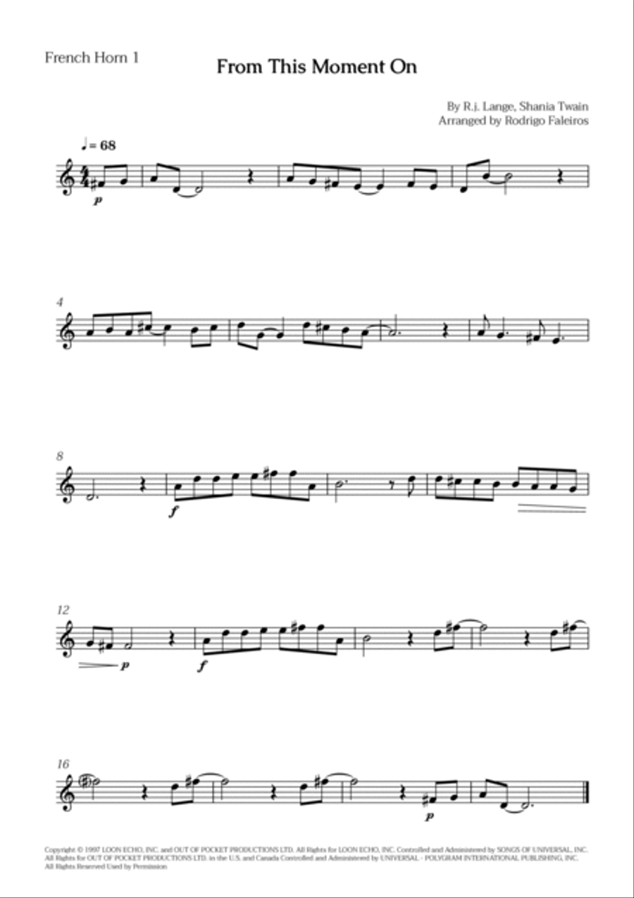 From This Moment On Brass Duet scores gallery preview page 2