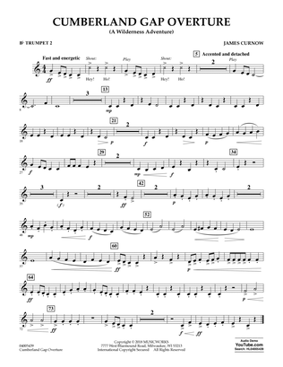 Cumberland Gap Overture (A Wilderness Adventure) - Bb Trumpet 2
