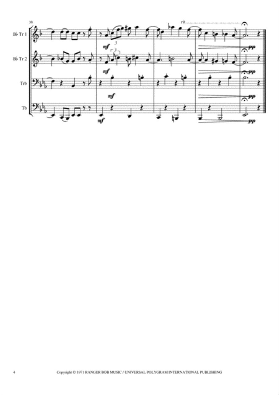 You've Got A Friend In Me Brass Ensemble scores gallery preview page 4