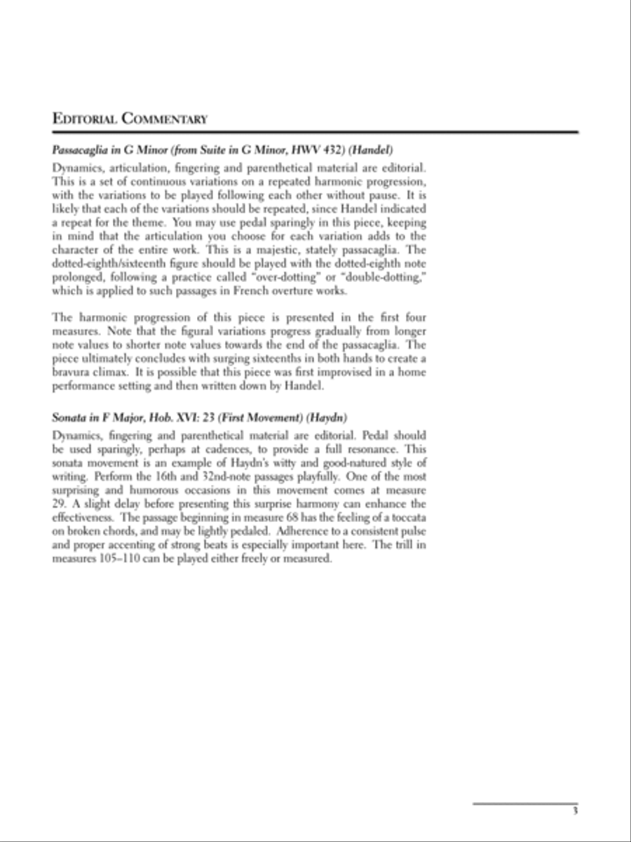 Audition Repertoire for the Advancing Pianist, Book 3 Piano Method scores gallery preview page 2
