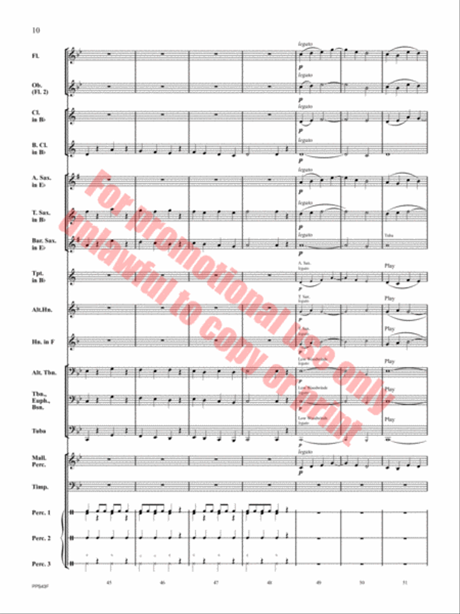 False Start False Start Concert Band scores gallery preview page 11