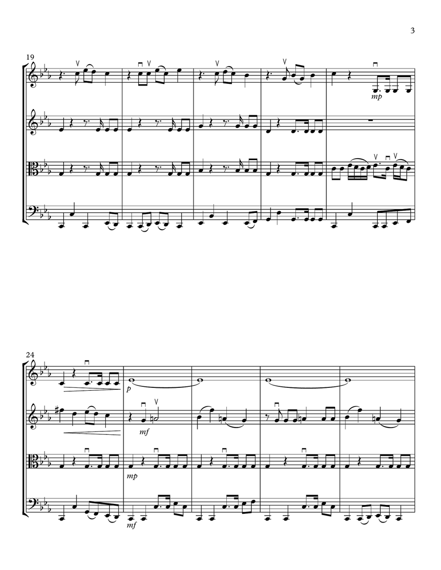 Toxic String Quartet scores gallery preview page 3