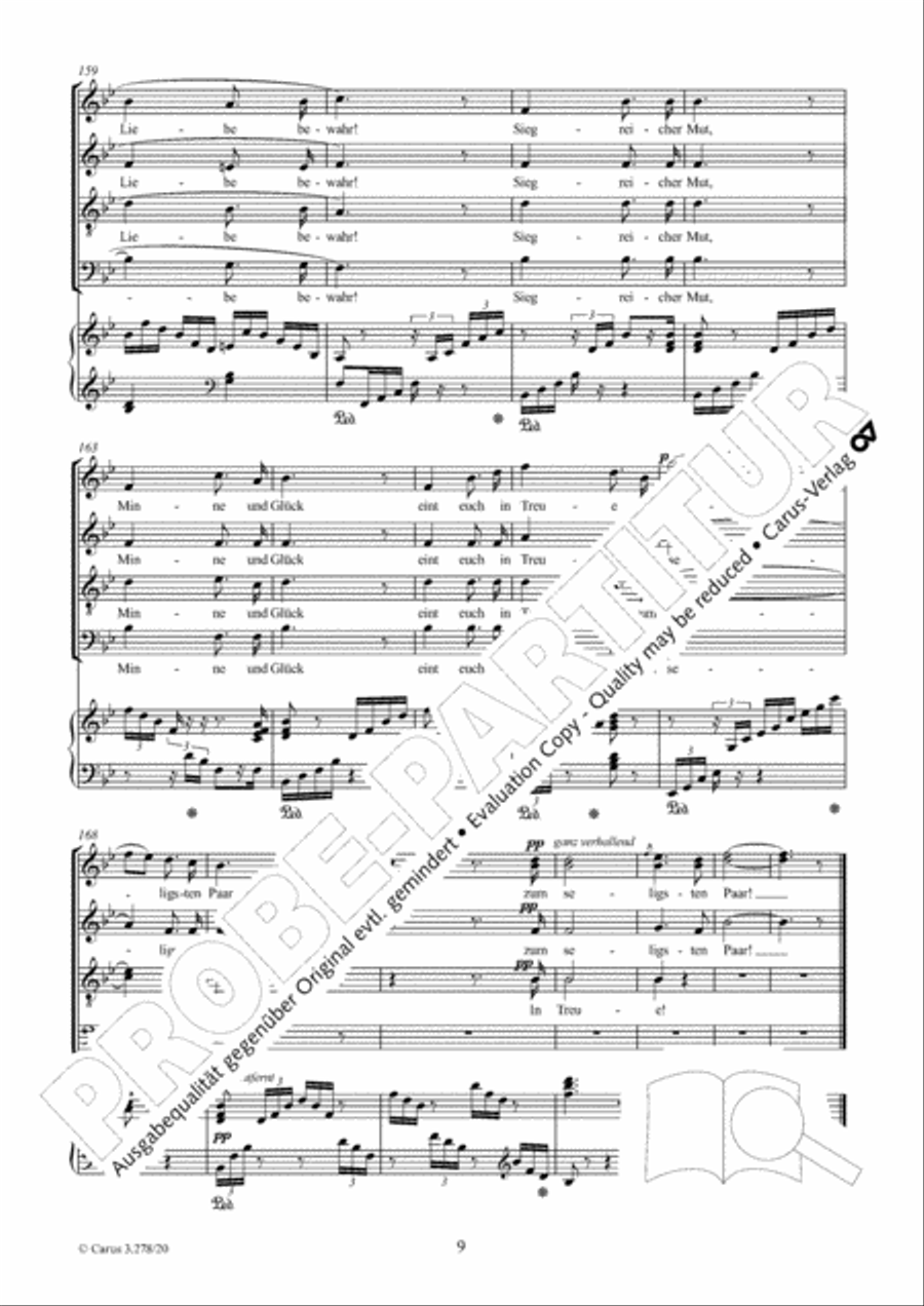 Treulich gefuhrt ziehet dahin SATTB scores gallery preview page 10