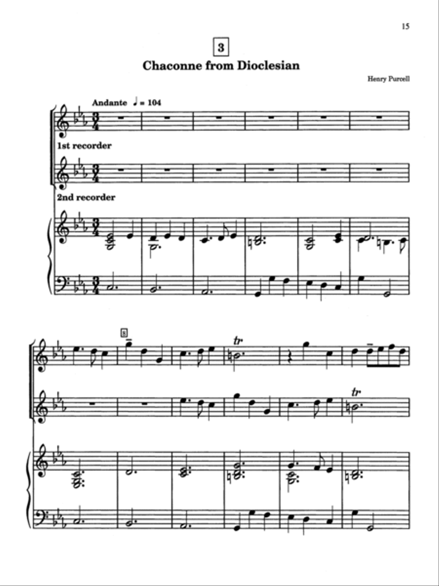 Suzuki Recorder School (Alto Recorder), Volume 3 Alto Recorder scores gallery preview page 9
