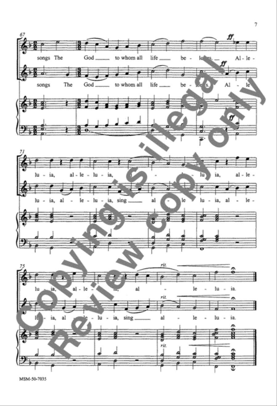 Songs of Sovereign Grace 4-Part scores gallery preview page 7