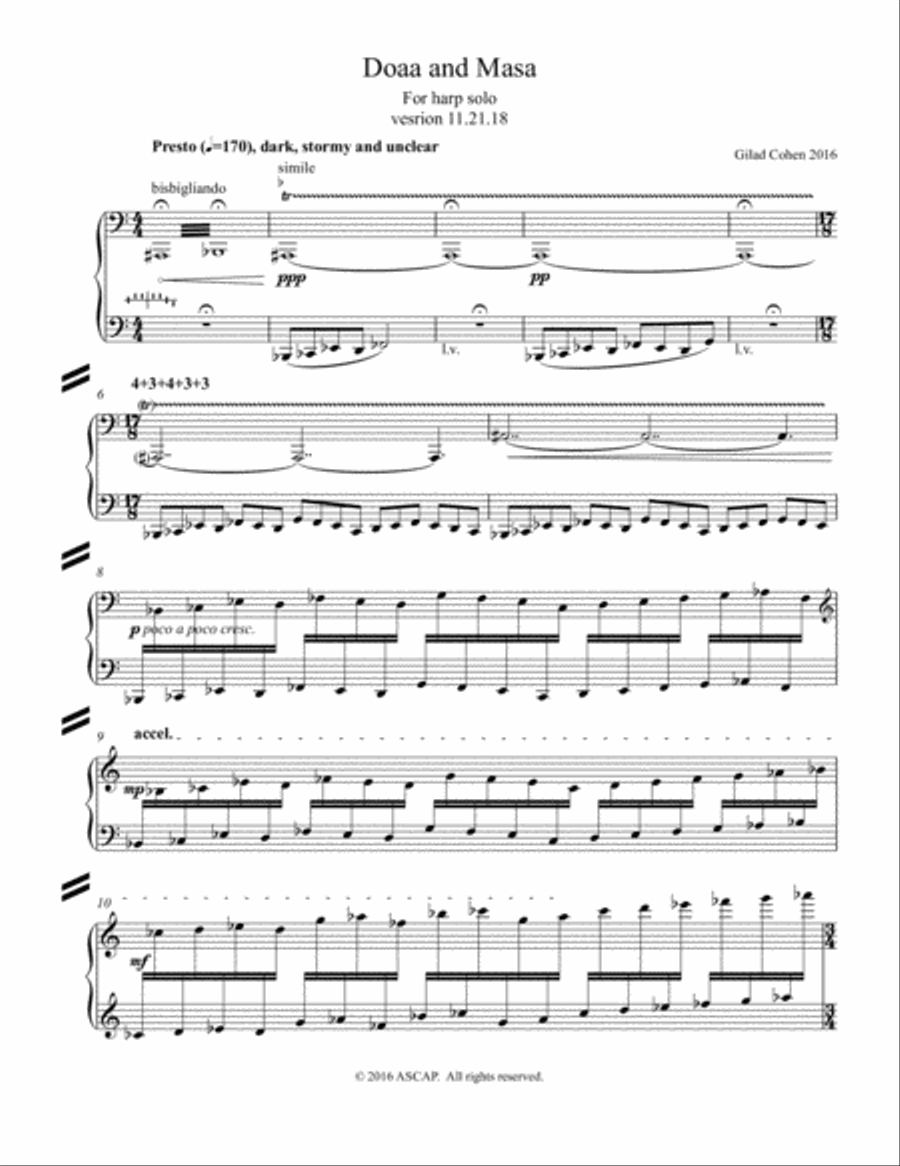 Doaa and Masa Harp scores gallery preview page 3