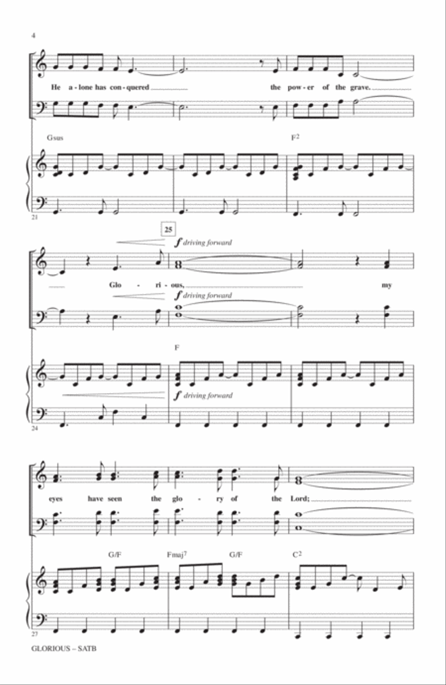 Glorious 4-Part scores gallery preview page 3