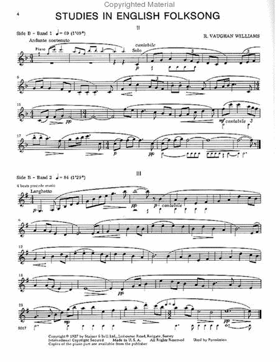 Intermediate Clarinet Solos - Volume 3 image number null
