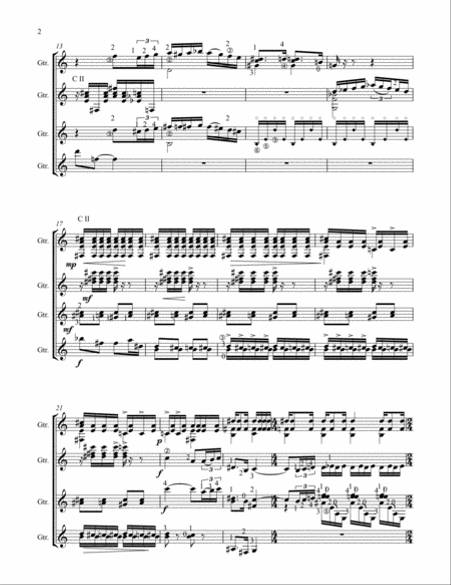 A Feast For Tantalus Small Ensemble scores gallery preview page 5