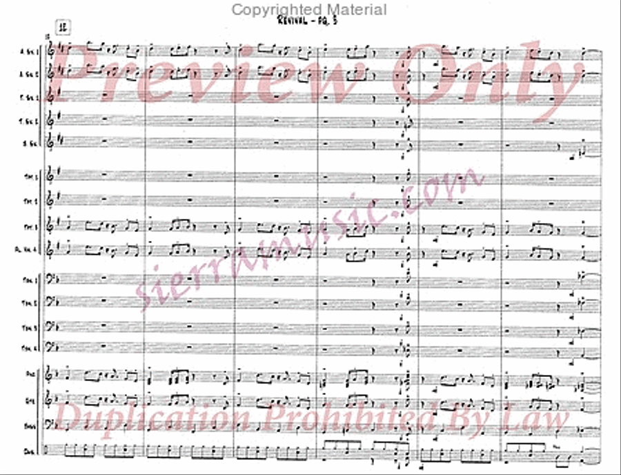 Revival Revival Jazz Ensemble scores gallery preview page 4