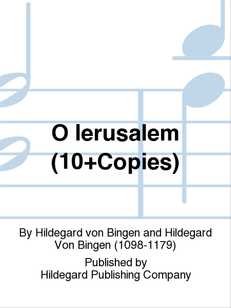 O Ierusalem (10+Copies) O Ierusalem (10+Copies) Choir scores gallery preview page 1