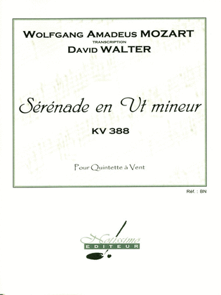 Serenade In C Minor, Transcribed For Wind Quintet By David Wa
