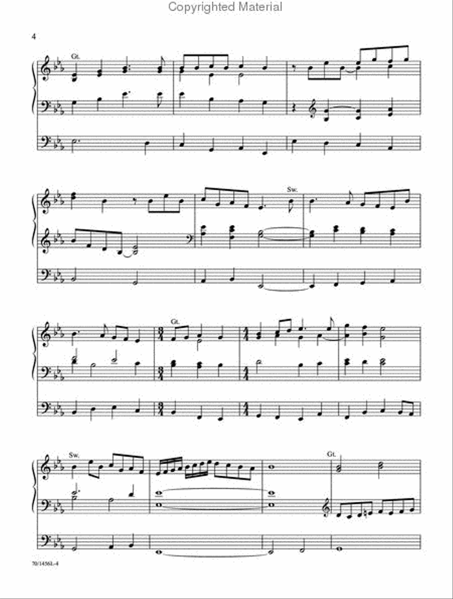 Carols Before, Carols After Organ Solo scores gallery preview page 3