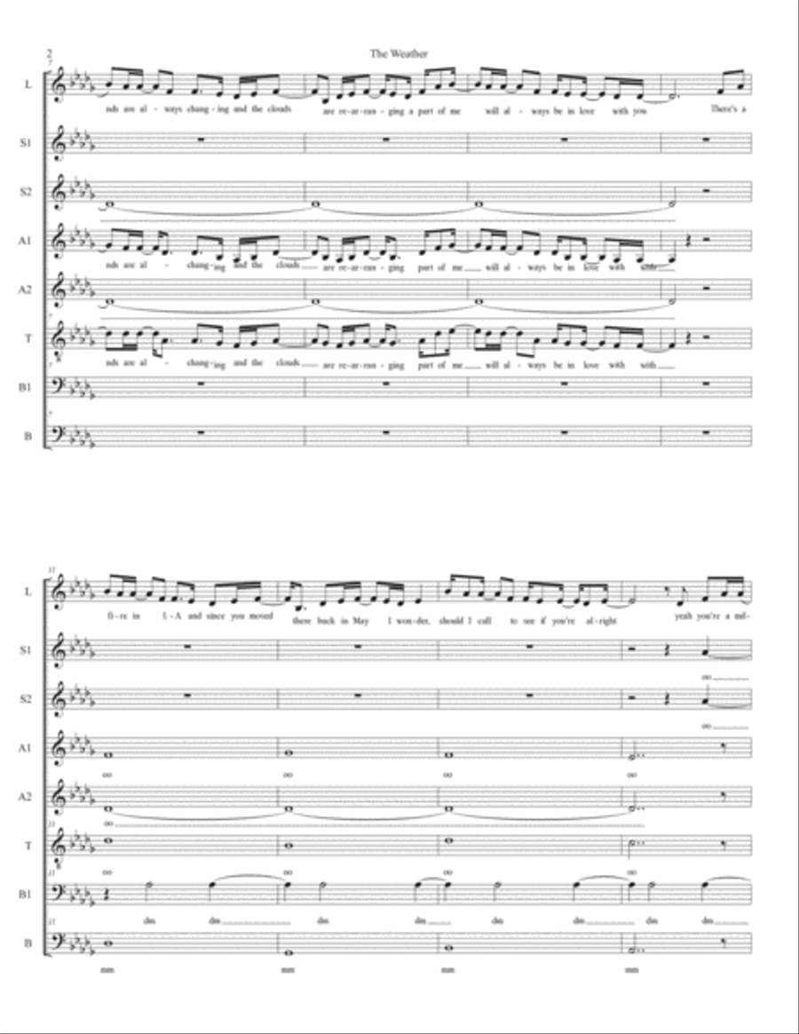 The Weather Divisi scores gallery preview page 2