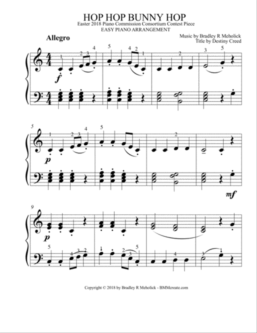 Hop Hop Bunny Hop Piano Method scores gallery preview page 3