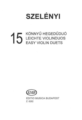 Book cover for 15 Easy Vln Duos-2 Vln