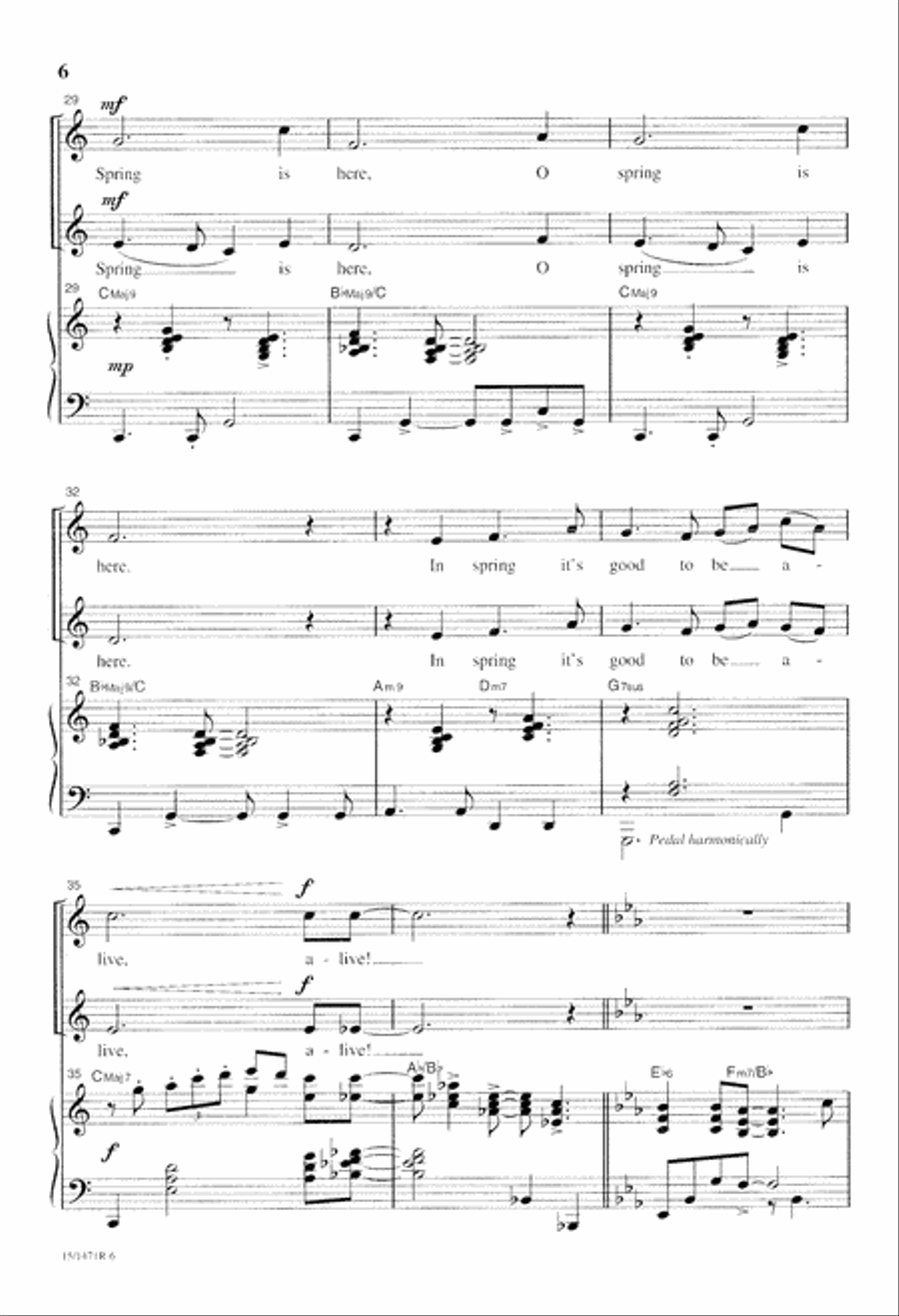 Spring 2-Part scores gallery preview page 6
